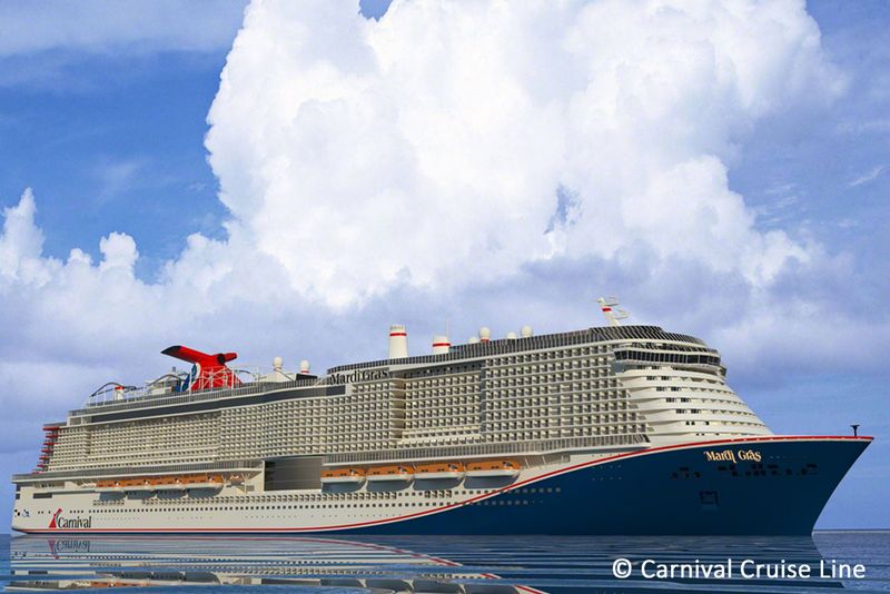Das neue und größte FUN-Ship von Carnival Cruise Line heißt Mardi Gras.