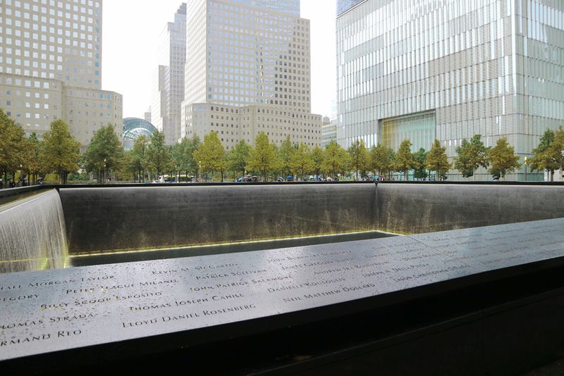Am Ground Zero wird den Opfern des 11. September gedacht.