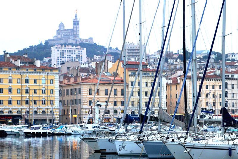 Hafeneinfahrt in Marseille