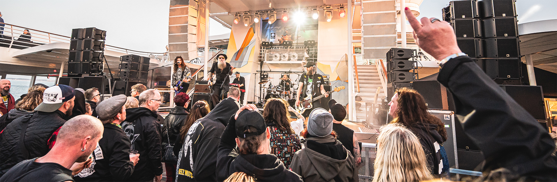 Live-Acts auf der Bühne