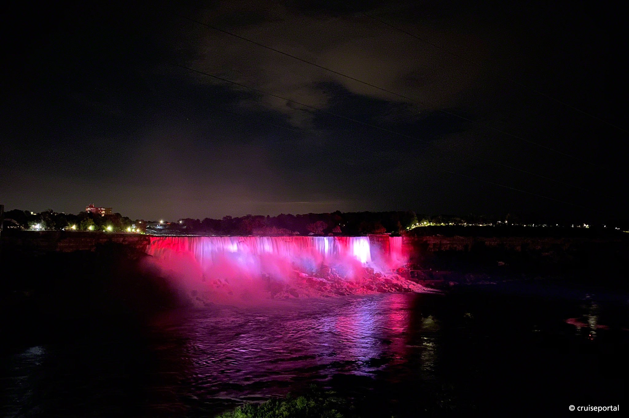 Niagara Fälle am Abend