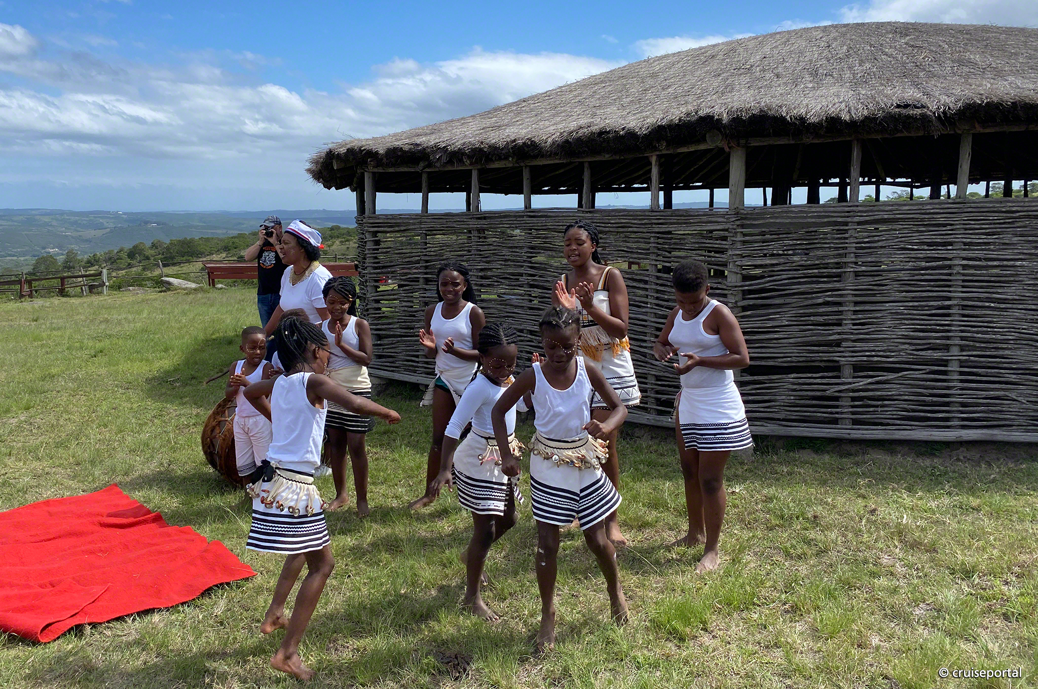 Besuch des Stammes Xhosa