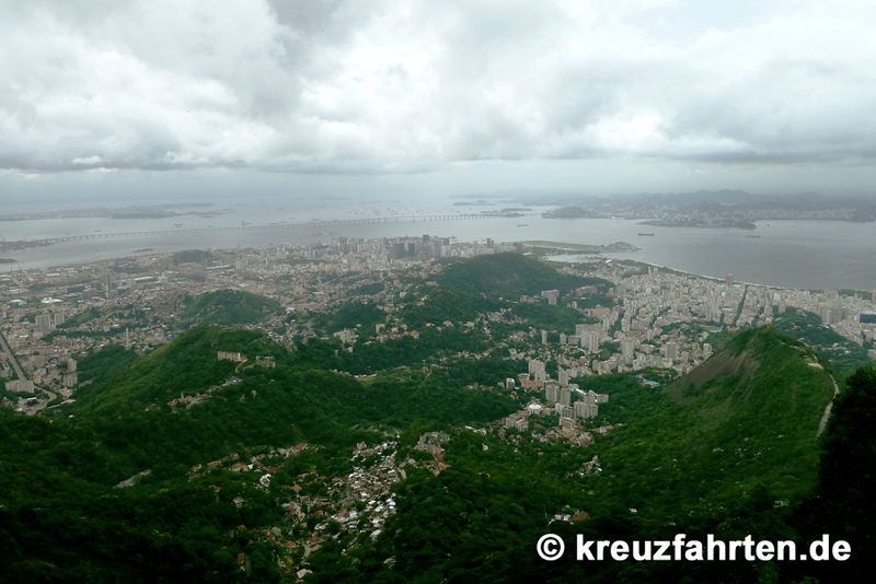 Eine herrliche Aussicht über ganz Rio
