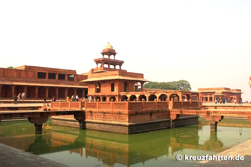 Die Geisterstadt Fatehpur Sikri von Akbar dem Großen.