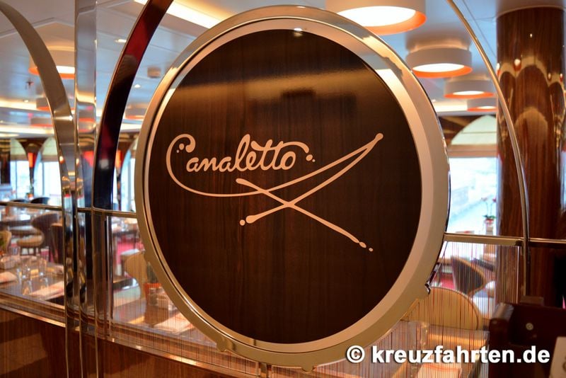 Canaletto Restaurant an Bord der Flotte von Holland America Line