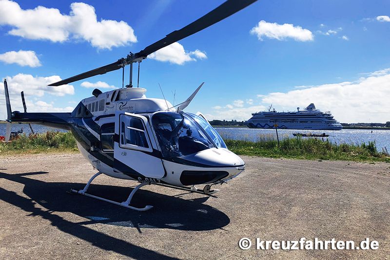 Hubschrauber auf Prince Edward Island