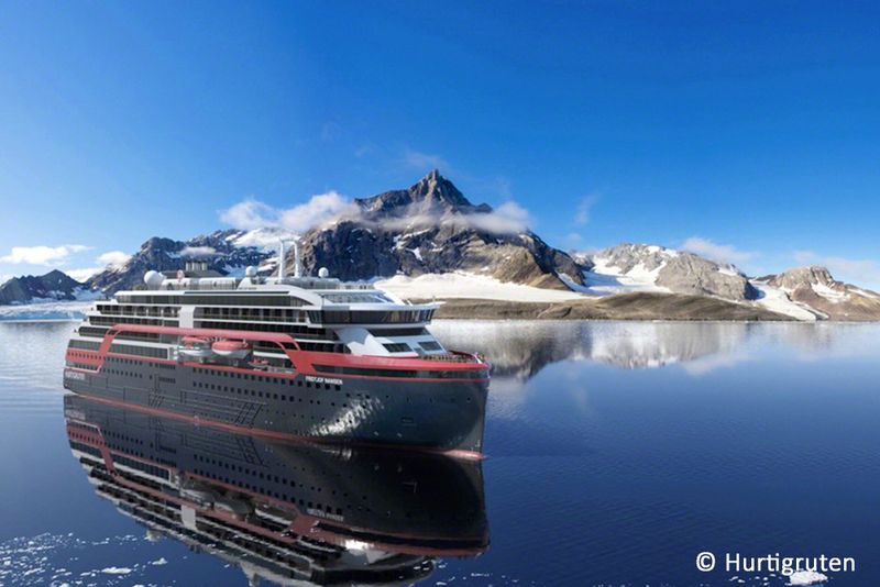 Das Hybrid-Expeditionsschiff MS Fridtjof Nansen ist nach dem berühmten norwegischen Entdecker und Wissenschaftler benannt.
