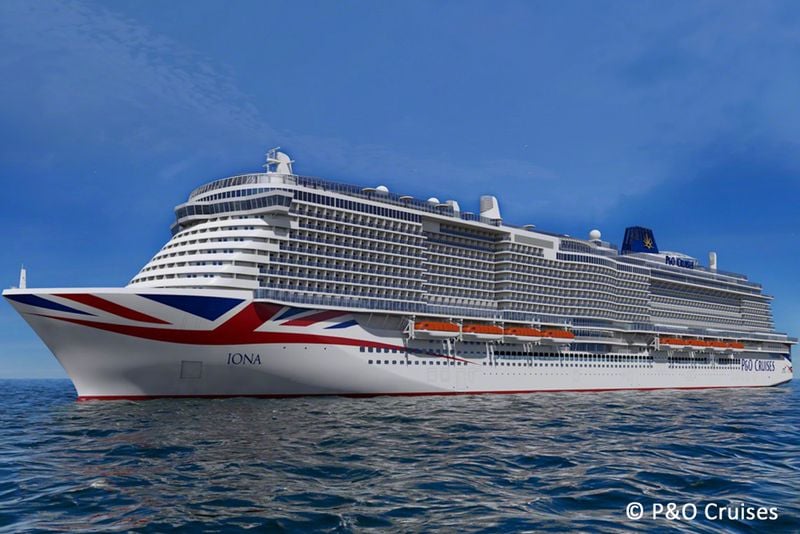 Das neue LNG-Schiff Iona von P&O Cruises soll besonders familienfreundlich sein.