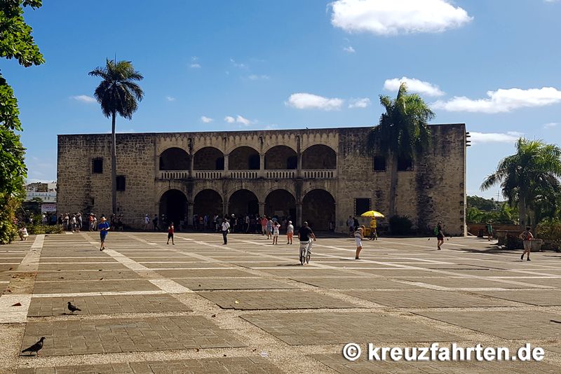 Der historische Kolumbuspalast in Santo Domingo.
