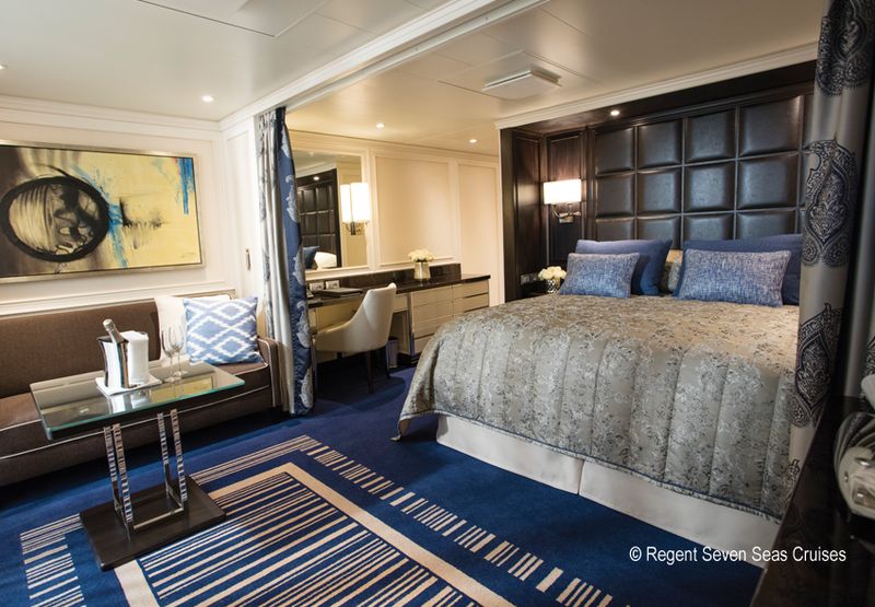 Die Suiten bieten mit luxuriöser Ausstattung den höchsten Komfort.
