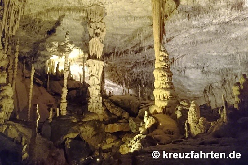 Tropfsteinhöhle in Porto Cristo auf Mallorca
