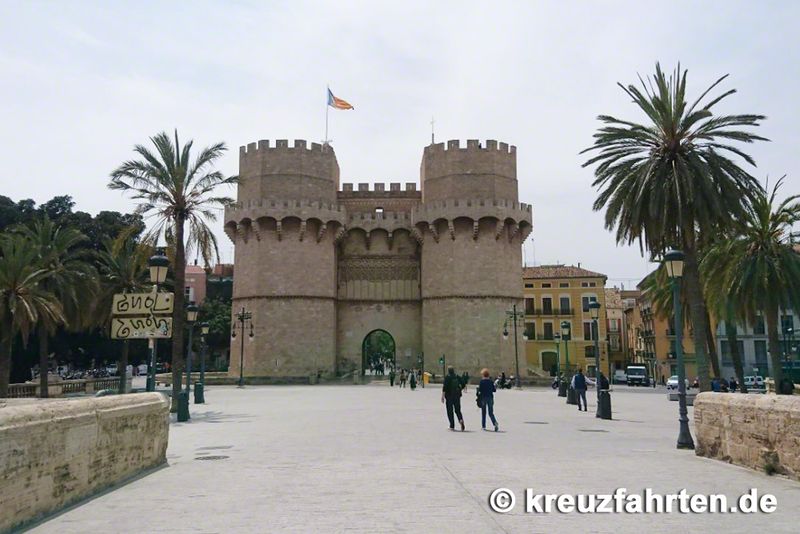 Torres de Serranos in Valencia