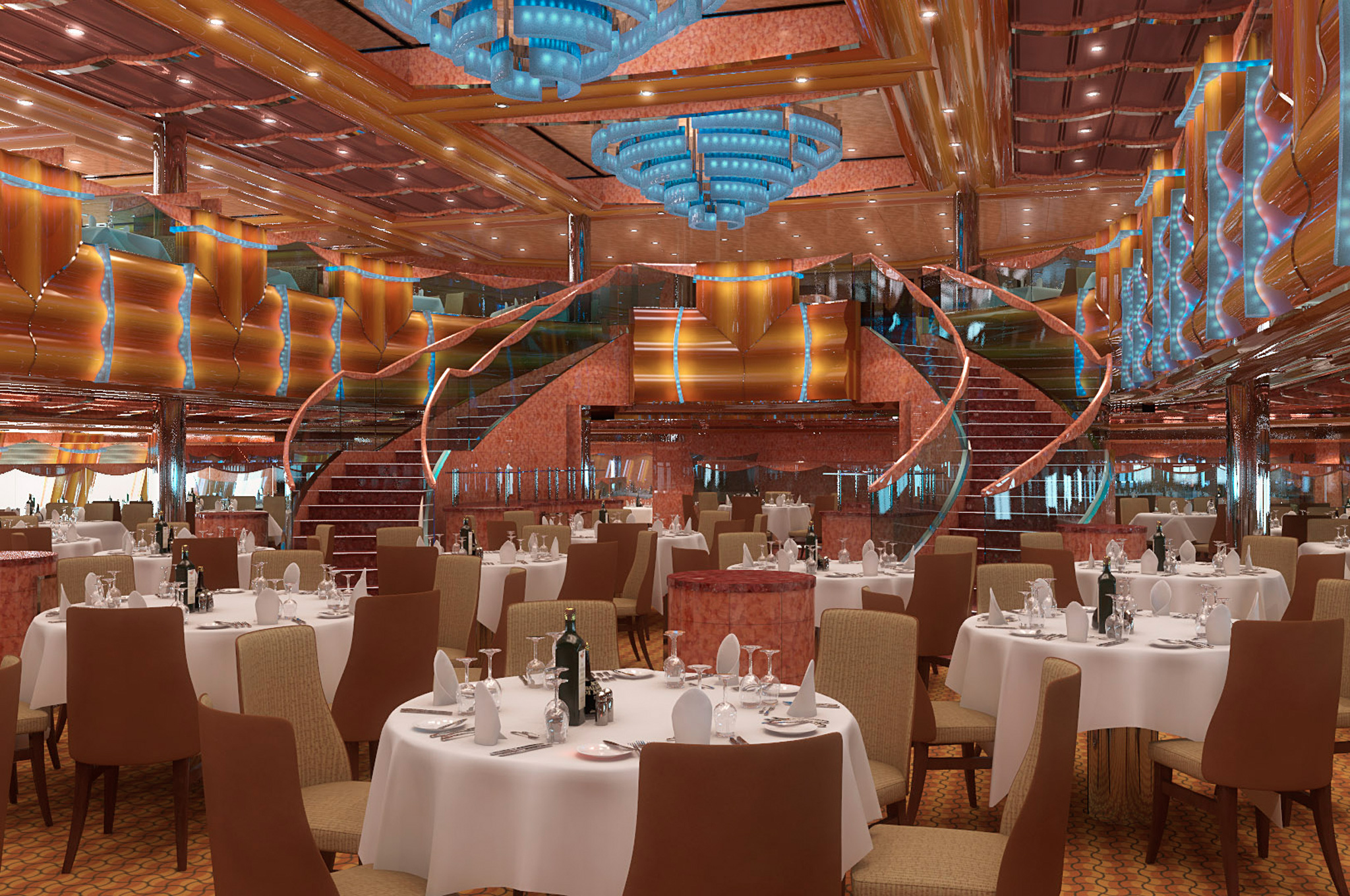 carnival cruise dining room food