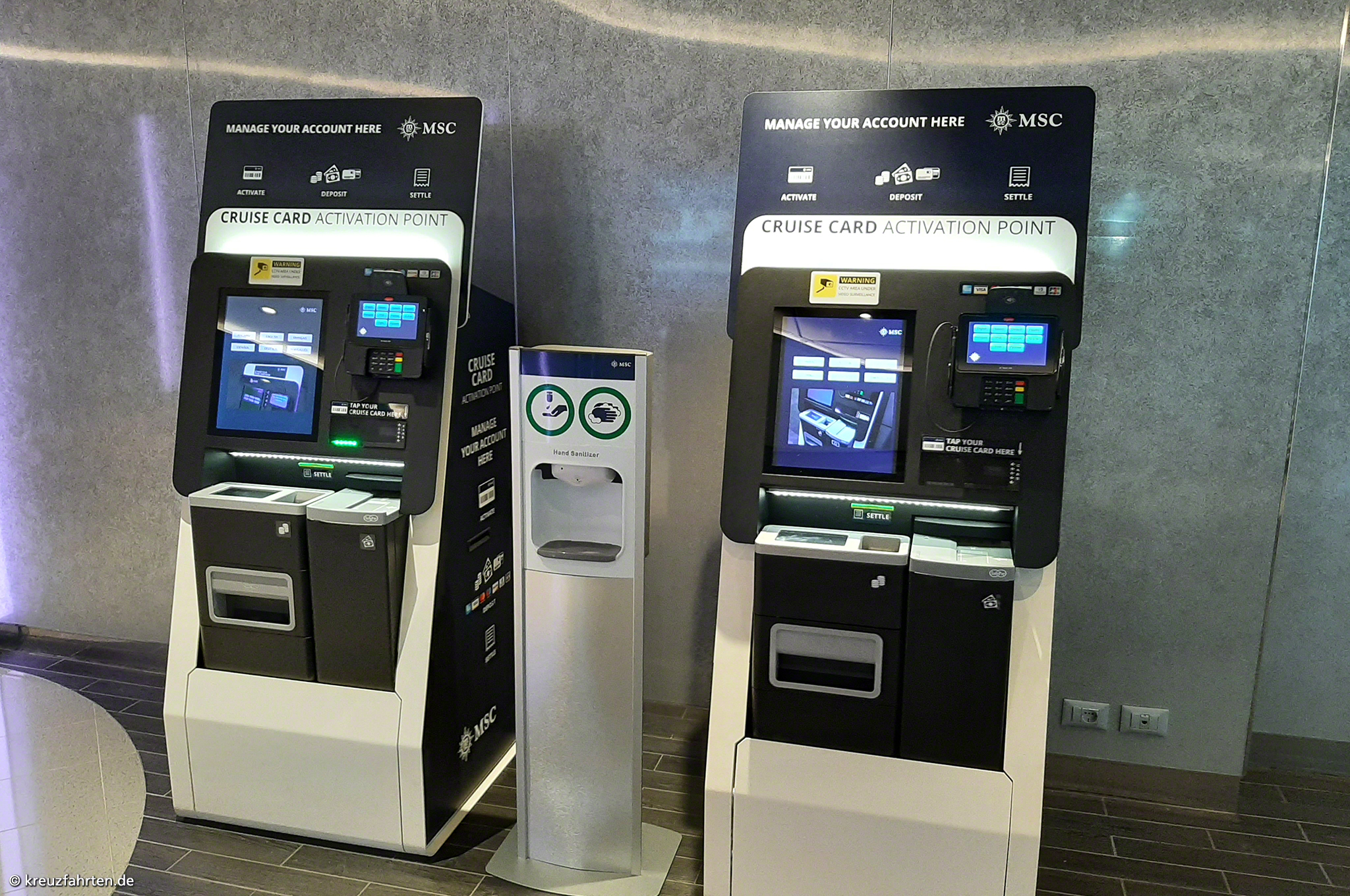 Cruise Card Activation Point