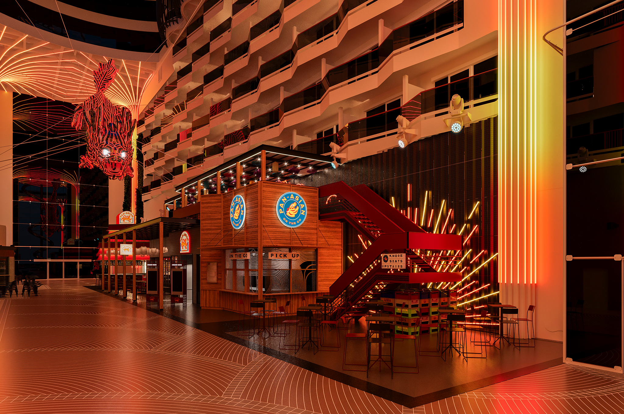Pan Asian Grab & Go auf der MSC World Asia