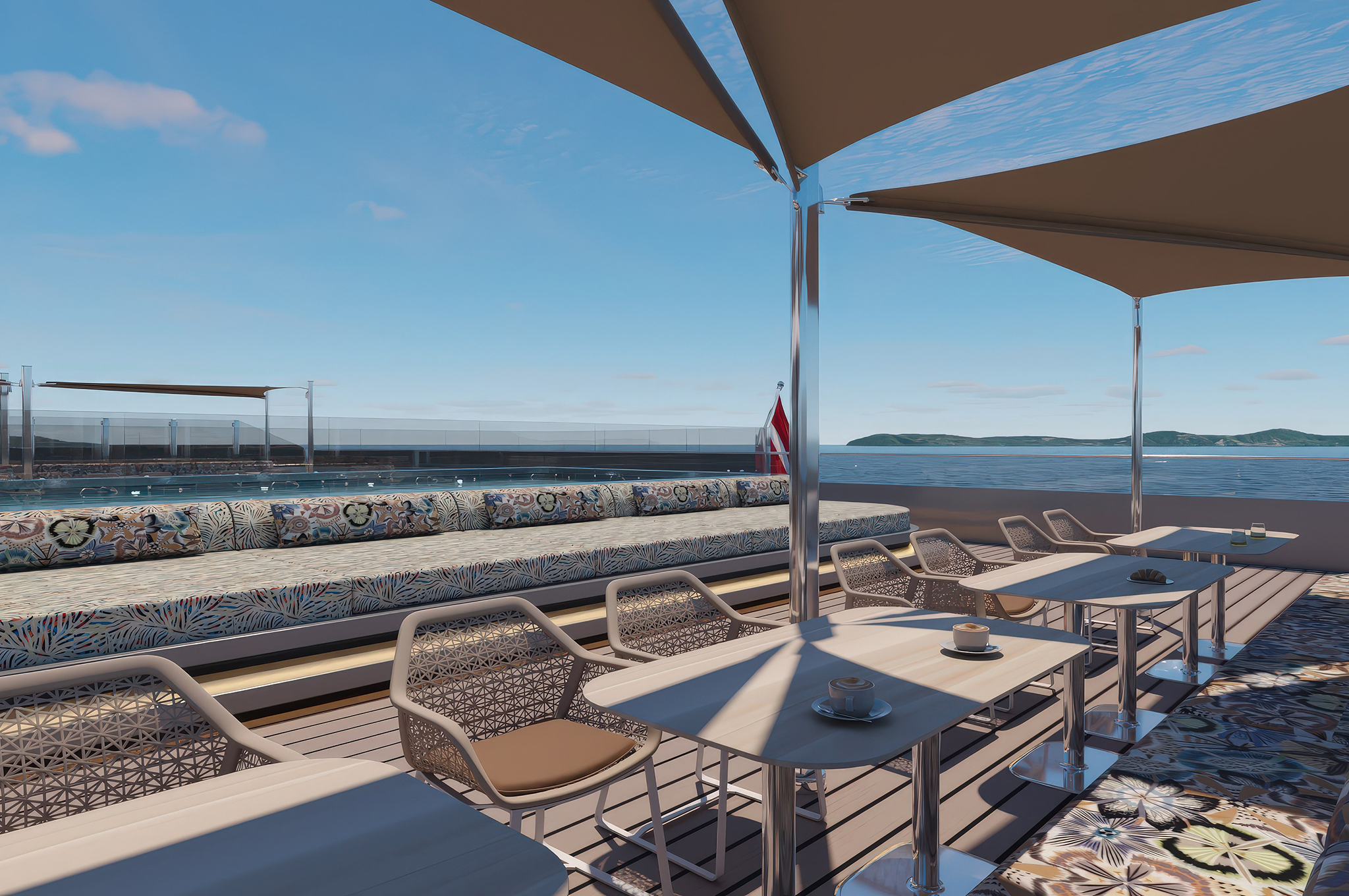 Yacht Club Pool & Terrace