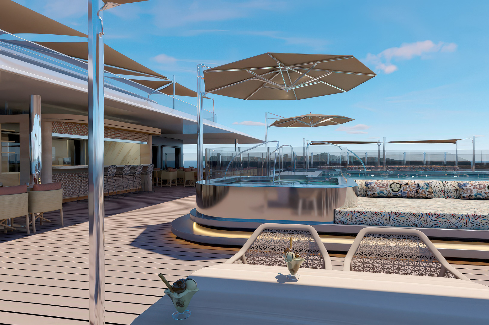 Yacht Club Pool & Terrace
