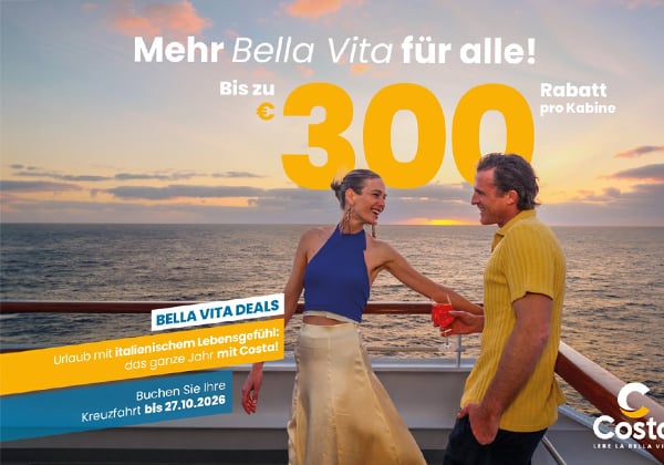 <span class="altPraefixWrapper">ab</span>Bis zu € 300,- sparen +<br>bis € 200,- Bordguthaben